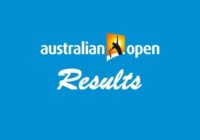 Australian open 2018 results